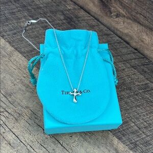 Tiffany & Co. Silver Cross Necklace